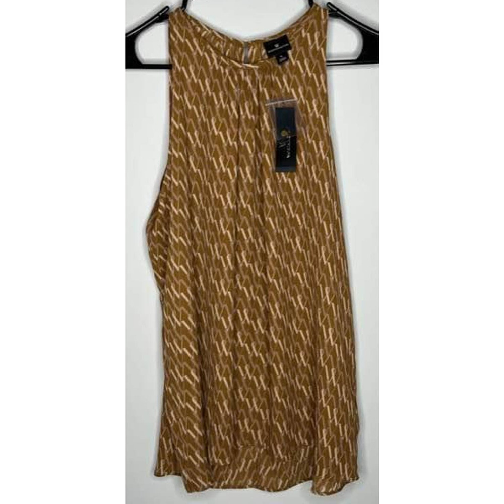 Worthington Brand New w/Tags High Neck Sleeveless Blouse Large
